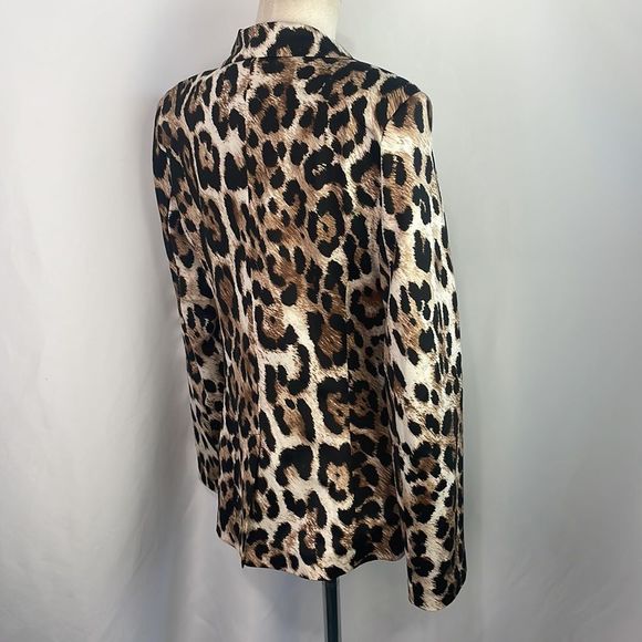 Hartley Animal Print Satin Jacket - Picture 5 of 7